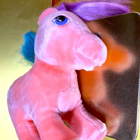 MY LITTLE PONY G1 VTG 1984 ORIGINAL HASBRO SOFTIES PARASOL RAINBOW PONY PLUSH - Picture 12 of 13